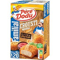 PERE DODU CROUSTI NUGGETS POULET PÈRE DODU FORMAT FAMILIAL 400G