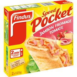 FINDUS SPEED POCKET JAMBON FROMAGE FINDUS 250G