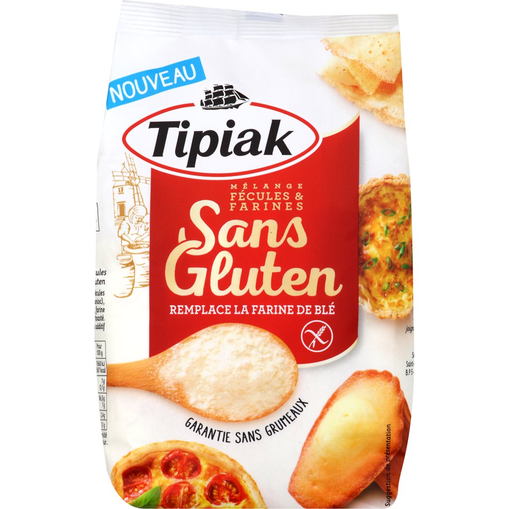 TIPIAK FECULES ET FARINES SANS GLUTEN 500G TIPIAK