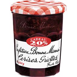 BONNE MAMAN CONFITURE CERISE GRIOTTE BONNE MAMAN 370G+20% GRATUIT