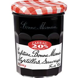 BONNE MAMAN CONFITURE MYRTILLES BONNE MAMAN 370G + 20% GRATUIT