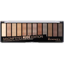 CB-RIMMEL COSMETICS OAP PALETTE MAGNIFEYES 12 PAN 001 NUDE EDITION RIMMEL