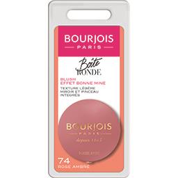 BOURJOIS BLUSH 074 ROSE AMBRE BLISTER BOITE RONDE 2.5GR BOURJOIS