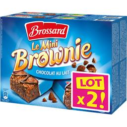BROSSARD MINI BROWNIE CHOC LT 240GX2