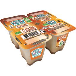 LES 2 VACHES DES FERMIERS DU BIO FLAN BIO LES 2 VACHES 100GX4