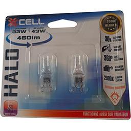 XXCELL AMPOULE HALOGENE G9 CLASSIQ 28W BLI 2 TR