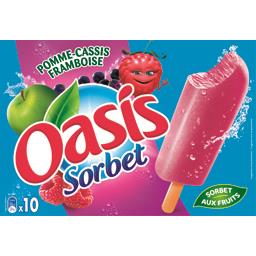 OASIS BATONNETS POMME CASSIS FRAMBROISE OASIS X10