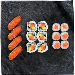 SUSHI MARKET Sushi Barquette 16's 350g