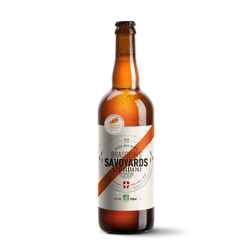 BS Biere Ambre 5% BIO Bouteille Verre 750ml