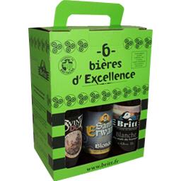 BRITT BIÈRE COFFRET D'EXCELLENCE BRITT 6.07D 6X33CL VERT
