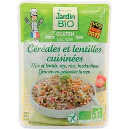 LE JARDIN BIOLOGIQUE CEREALES LENTILLES CUISINE SS GLUTEN BIO JARDIN BIO