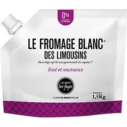LES FAYES Fromage Frais 0%mg Poche 1500g