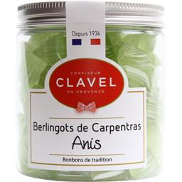 CLAVEL BERLINGOTS DE Bonbon Anis Bocal 220g