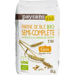 ETHIQUABLE FARINE DE BLÉ SEMI COMPLÈTE DU GERS BIO ETHIQUABLE 20 GRAMME
