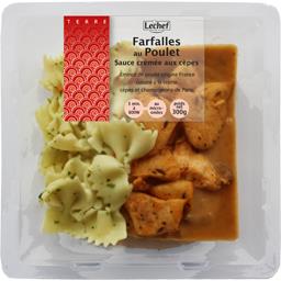 LECHEF FARFALLES AU POULET SAUCE CREMEE AUX CEPES LECHEF 300G