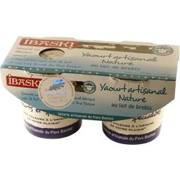 IBASKI Yaourt Sans sucre Brebis Pot carton 125g x2