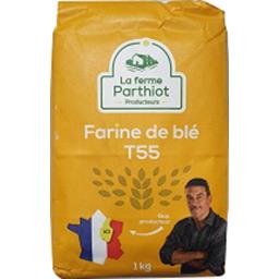 LA FERME PARTHIOT Farine Blé T55 Sachet 1000g