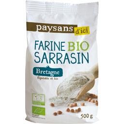 PAYSANS D''ICI FARINE DE SARRAZIN BIO 500G