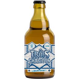 TROIS CHARIOTS Biere Bouteille Verre 330ml