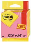 POST-IT CUBE NEON ROSE 325F 76X76 +20% GRATUIT