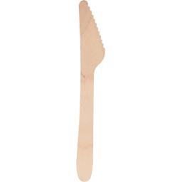 PAPSTAR 25 COUTEAUX BOIS PURE 165 CM