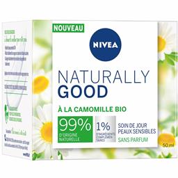NIVEA SOIN DE JOUR NATURALLY GOOD PEAUX SECHES NIVEA VISAGE 50ML