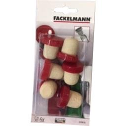 FACKELMANN LOT DE 6 BOUCHONS LIEGE A COLLERETTE