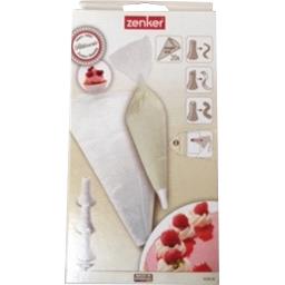 FACKELMANN LOT DE 20 POCHES A DECORER JETABLES + 4 EMBOUTS