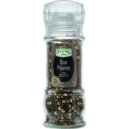 FUCHS DUO Poivre Blanc & noir Entier Moulin 65g