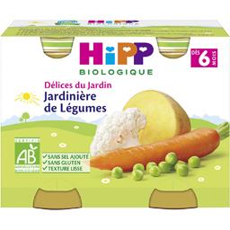 HIPP JARDINIÈRES DE LÉGUMES HIPP POTS 2X190G