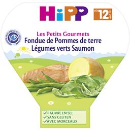 HIPP FONDUE D'ÉPINARDS POMME DE TERRE SAUMON HIPP 230G