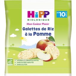 HIPP BIOLOGIQUE GALETTES DE RIZ À LA POMME HIPP BIOLOGIQUE SACHET 30G