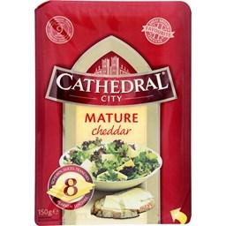 CATHEDRAL CITY Tranche Cheddar Barquette 8's 150g
