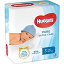 HUGGIES LINGETTE HUGGIES PURE EXTRA CARE X3