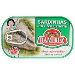 RAMIREZ SARDINE HUILE VÉGÉTALE RAMIREZ 125G