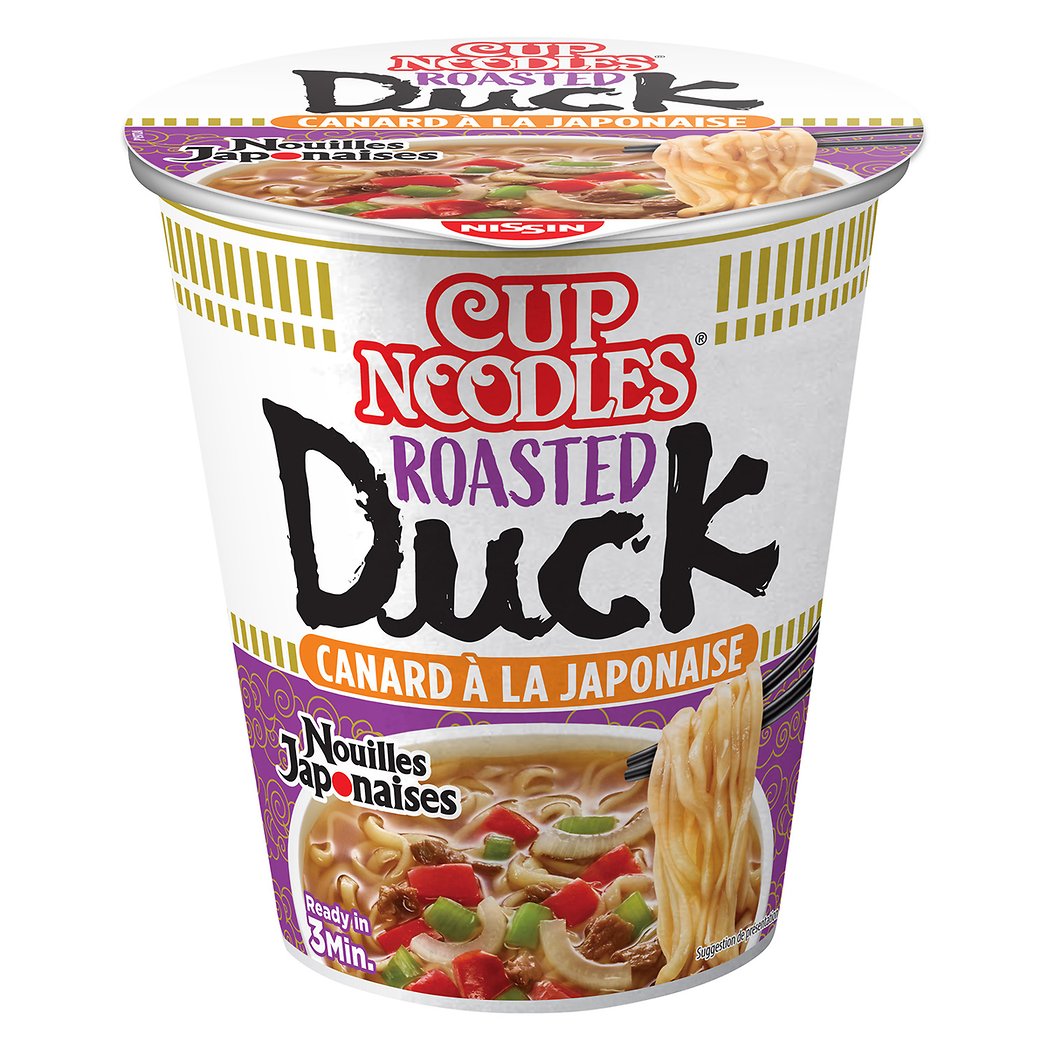 NISSIN CUP Nouilles instantanees canard Pot 65g