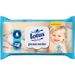 LOTUS BABY LINGETTES PEAU NETTE LOTUS BABY X 64