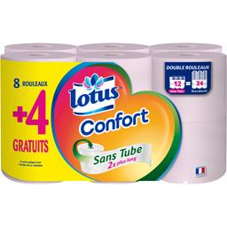LOTUS LOTUS CONFORT SANS TUBE ROSE 8+4 RLX