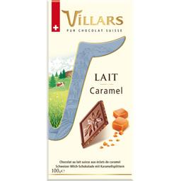 VILLARS CHOCOLAT LAIT ÉCLATS CARAMEL VILLARS TAB.DÉGUSTATION 100G