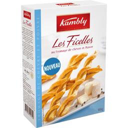 KAMBLY FICELLE CHEVRE POIVRE 100G