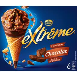 NESTLE GLACE DET EXTREM L'ORIGIN CREME 6 CHOC 720M