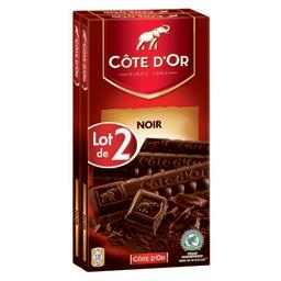 COTE D'OR CHOCOLAT NOIR EXTRA COTE D'OR TABLETTE 2X200G