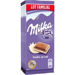 MILKA MILKA CHOCOLAT TENDRE LAIT TABLETTE 100GX6