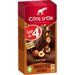 COTE D''OR CHOCO NOIR NOISETTE COTE DOR 4X180G