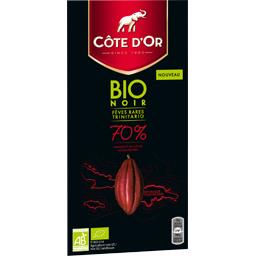 COTE D''OR CHOCOLAT BIO NOIR 70% CÔTE D'OR 90G