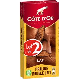COTE D'OR COTE D'OR PRALINE FONDANT LAIT TAB 400G