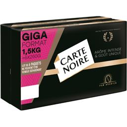 CARTE NOIRE CARTE NOIRE MOULU 1,5KG 2X(3X250G)