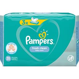 PAMPERS LINGETTES PAMPERS FRESHCLEAN 3X52