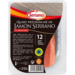 SERRANO JAMBON SERRANO NATURE TRANCHE 250G