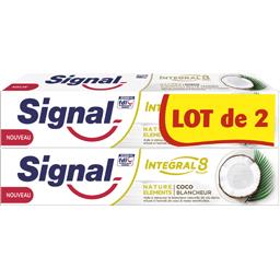 SIGNAL DENTIFRICE NATURE ELEMENTS COCO BLANCHEUR SIGNAL 2 X 75ML